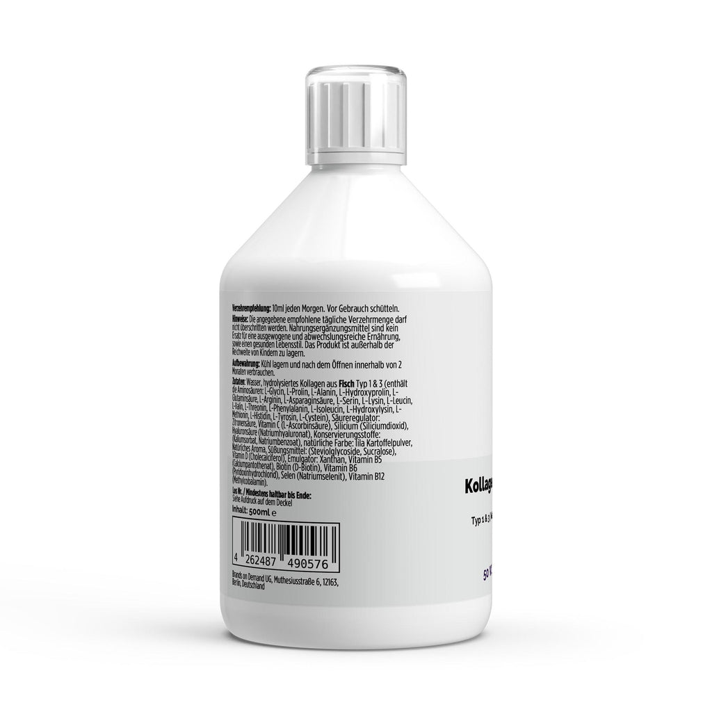 Collagen Marine Plus (1500 DA) + - 50 doses - Fruits des bois - 500 ml