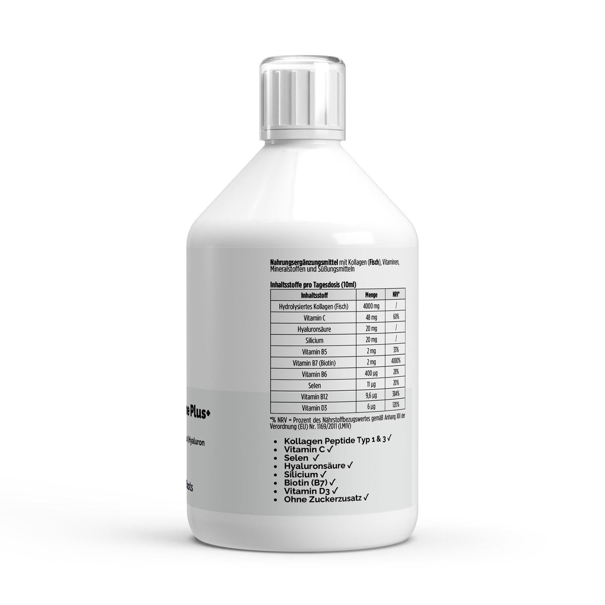 Collagen Marine Plus (1500 DA) + - 50 doses - Fruits des bois - 500 ml